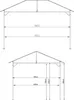 Metall Garten Pavillon Nizza 3x4m Partyzelt Sand Produktbild-Vorschau 8