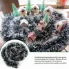 Weihnachtsgirlande 10m Grün-Weiß Künstlich PVC Produktbild-Vorschau 3