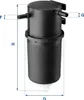 Kraftstofffilter UFI 24.145.00 für VW Amarok Pickup (2HA, Produktbild-Vorschau 2