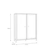 Vitrine Standschrank Vitrinenschrank Beistellschrank Produktbild-Vorschau 8