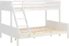 Homestyle4u Etagenbett, Weiß, Liegeflächen 90x200 & 140x200 Produktbild-Vorschau 14