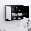 vidaXL Spiegelschrank fürs Bad 80x15x60 cm MDF Anthrazit -  Produktbild-Vorschau 10