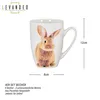 4er Set Kaffeetasse Ostern Hase Porzellan 340ml Kaffeepott Produktbild-Vorschau 2
