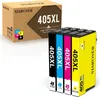 4 Stück 405XL Tintenpatrone kompatibel mit Epson 405 XL für Produktbild-Vorschau 1