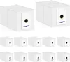 A collection of white vacuum cleaner dust bags arranged in a grid. Produktbild-Vorschau