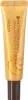 A close-up studio shot of a gold-colored tube of Mizon Snail Repair Eye Cream with a brown cap. Podgląd zdjęcia produktu