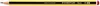 A yellow pencil with black and red accents on a white background. Anteprima dell’immagine prodotto