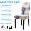 6 Pack Stretch Chair Cover Odnímatelný kryt židle pro Náhled obrázku produktu 5
