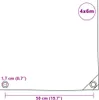 A diagram of a tarp with dimensions and size information. Náhled obrázku produktu