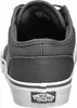 The back view of a gray Vans Atwood Canvas-Trainer shoe. Produktbild-Vorschau