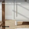 HOLZBRINK Möbelfüße 10 cm Metall Schwarz 4 Stk. Ø42,4 mm – Produktbild-Vorschau 3