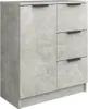 vidaXL Příborník betonový šedý 60x30x70 cm odvozený výrobek Náhled obrázku produktu 2