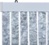 Insektenschutz-Vorhang Weiß und Grau 100x220 cm Chenille Produktbild-Vorschau 5