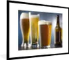 MuchoWow® Gerahmtes Poster Verschiedene Biergläser und Produktbild-Vorschau 1