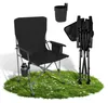 JOIEYOU Angelstuhl Klappbar Outdoor mit Becherhalter & Produktbild-Vorschau 10