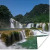 MuchoWow® Poster Wasserfälle - Berge - Natur 50x50 cm - Produktbild-Vorschau 1