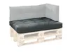 XDREAM cuscino per pallet antracite | cuscino di seduta Anteprima dell’immagine prodotto 1