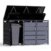 PPbin | Box na popelnice 3x120L Antracit Odolný Pevný Náhled obrázku produktu 5