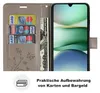 Handy Tasche für Xiaomi Redmi A5 Handyhülle Blumen Hülle Produktbild-Vorschau 4