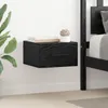 vidaXL Nočný stolík čierny dubový vzhľad 35 x 35 x 20 cm Náhľad obrázku produktu 3