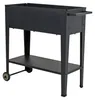4.00 Hochbeet Metall feuerverzinkt 75x35x80, Anthrazit Produktbild-Vorschau 2