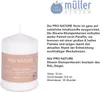 Müller Kerzen PRO NATURE Stumpenkerzen 6 Stück – Weiß Produktbild-Vorschau 10