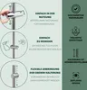kit doccia bremermann con doccetta in acciaio inox da 1,75 Anteprima dell’immagine prodotto 3