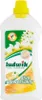 A bottle of cleaning liquid with a label showing flowers and product information. Produktbild-Vorschau