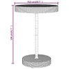 vidaXL 5 tlg. Gartenbar Set Schwarz Poly Rattan & Produktbild-Vorschau 8