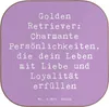 Mr. & Mrs. Panda Tischuntersetzer Spruch Golden Retriever Produktbild-Vorschau 1