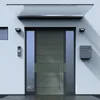 ARON Vordach Avignon 2000x1000 mm Wandanschluß Aluminium Produktbild-Vorschau 3