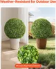 Artificial Topiary Ball, 584mm Faux Boxwood Plant Balls, Produktbild-Vorschau 3