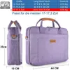 Dob 17,3 pollici borsa per laptop viola borsa a tracolla Anteprima dell’immagine prodotto 2