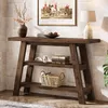 Consolle in legno massiccio, tavolo da ingresso in stile Anteprima dell’immagine prodotto 7