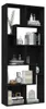 vidaXL Bücherregal Schwarz 67x24x161 cm Holzwerkstoff Produktbild-Vorschau 4