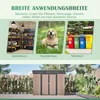 Casetta da giardino in metallo Zimilo 8x4 piedi, resistente Anteprima dell’immagine prodotto 6