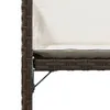 Gartenstühle mit Kissen 4 Stk. Braun Poly Rattan Produktbild-Vorschau 9