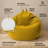URBANARA Sitzsack 185l senfgelb Basic-Comfort Produktbild-Vorschau 2