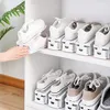 QEENTOE Étagères à chaussures réglables, lot de 10, système Voir les images du produit 6