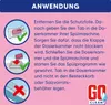 Instructions for using dishwasher tabs with illustrations and text. Produktbild-Vorschau