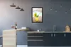 MuchoWow® MuchoWow® Gerahmtes Poster Gelber Mojito-Cocktail Produktbild-Vorschau 2