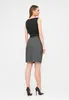 Kleid Milano mit breitem Taillengürtel, Oberteil Schwarz, Produktbild-Vorschau 4