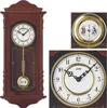 AMS 7013/1 Wanduhr Quarz mit Pendel Holz nussbaum farben Produktbild-Vorschau 1