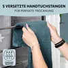 bremermann Handtuchhalter zur Wandmontage mit 5 Stangen aus Produktbild-Vorschau 3