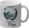 Camping King Wohnwagen Glitzer-Kaffeebecher Produktbild-Vorschau 1