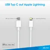 A diagram showing the two ends of a USB-C to Lightning cable. Anteprima dell’immagine prodotto