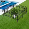 Dekorativer Gartenzaun, Schwarzer Gartenzaun, Durchdachtes Produktbild-Vorschau 3