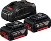 Bosch GAL 1880 CV Ladegerät + 2x GBA 18V 5,0 Ah Produktbild-Vorschau 2