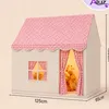 Domek Namiot Dla Dzieci 130x125x95 cm Czerwono-Beżowy Z Podgląd zdjęcia produktu 5