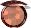 A Guerlain Terracotta Light bronzer compact with the lid open, showing the multi-colored powder inside. Voir les images du produit